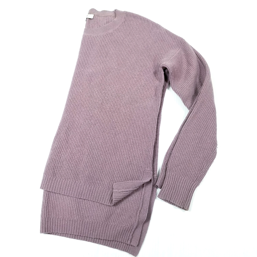 Madewell Warmlight Lavender Pullover Sweater Wool - Picture 4 of 7